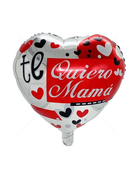 Globo Corazón Te Quiero Mamá Corazones Cotillón Día De La Madre Y