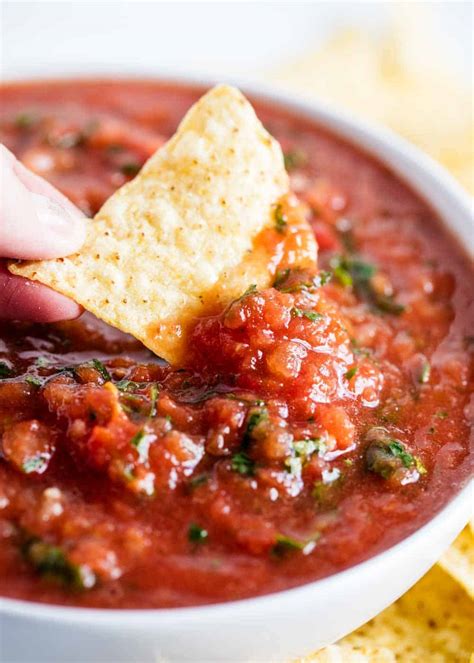 best restaurant style salsa made in the blender i heart naptime blog hồng
