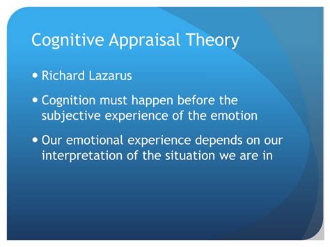 Ppt Theories Of Emotions Powerpoint Presentation Free Download Id