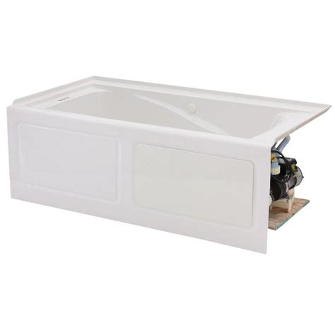 Ellas bubbles 55 x 30 deluxe whirlpool tub. American Standard EverClean 60 in. Acrylic Left Drain ...