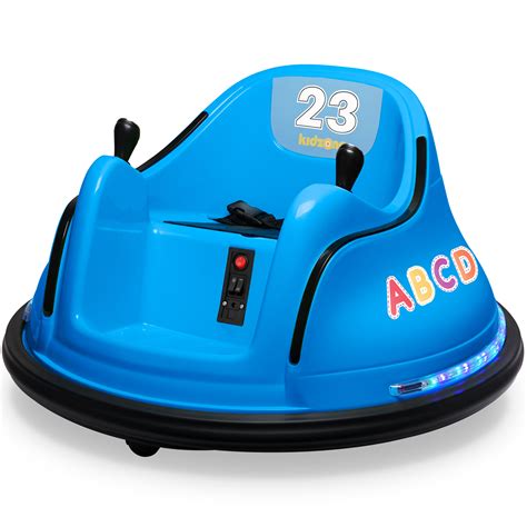 Kidzone 12v Kids Electric Ride On Bumper Car 360 Spin Astm Certified