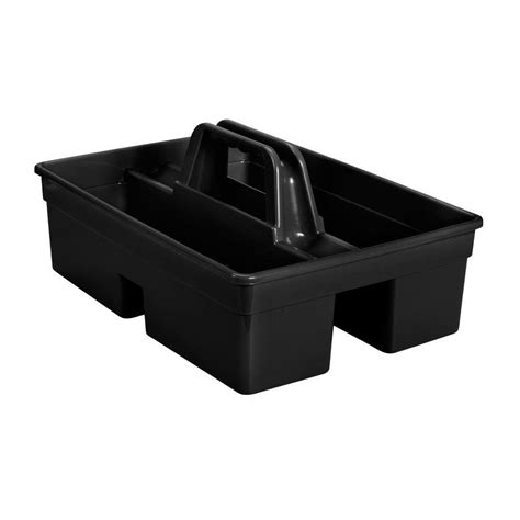 Rubbermaid Commercial Products Black Divided Carry Caddy Rcp1880994