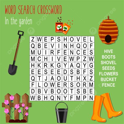 Easy Word Search Crossword Puzzle Template Download On Pngtree