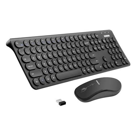 Buy Wireless Keyboard And Mouse Set Sonkir Rechargeable Full Size