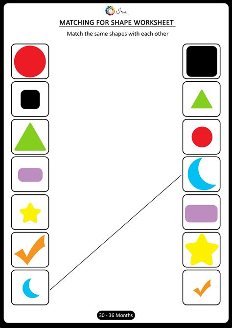 Printable Shape Matching Different Ways To Use The Shape Matching Game