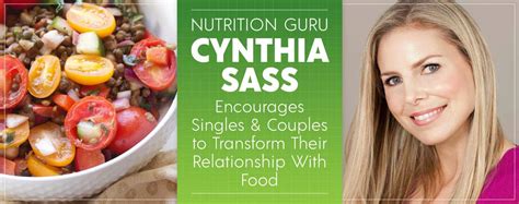 Nutrition Guru Cynthia Sass Encourages Singles And Couples To Transform