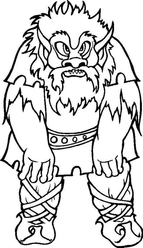 This coloring pages was posted in november 25, 2018 at 7:12 pm. Troll Coloring Pages - GetColoringPages.com