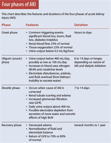 Acute Kidney Injury Causes Phases And Early Detection American