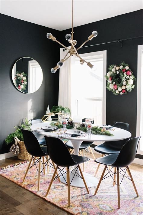 Stunning Modern Black Home Decor 01 Luxury Dining Room Dining Room