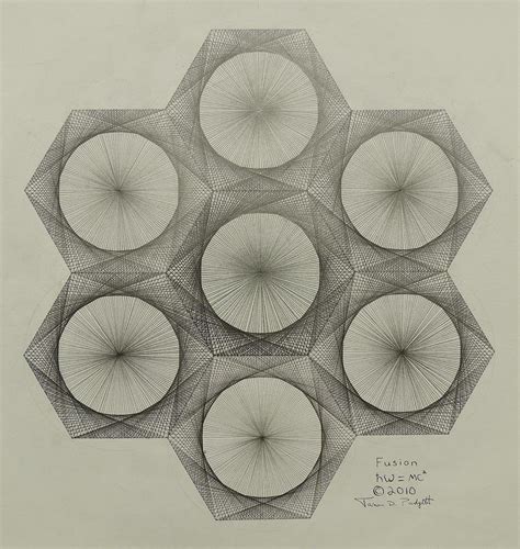 Nuclear Fusion Drawing By Jason Padgett
