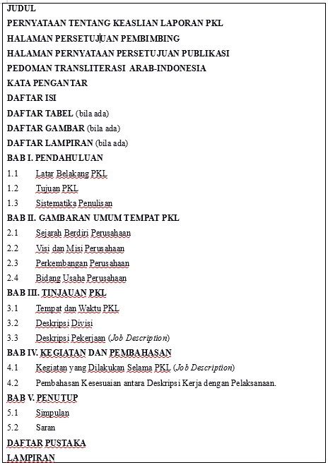 Cara Membuat Laporan Pkl Mahasiswa Pendidikan Imagesee