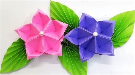 Easy Origami Flower Steps Photographybezy