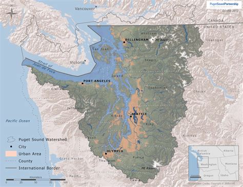 Puget Sound Watershed Boundary Encyclopedia Of Puget Sound