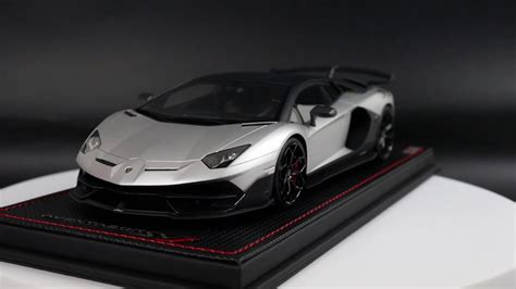 Her latest crystalized supercar is a lamborghini aventador sv covered in swarovski crystals, which she recently unveiled. Lamborghini Aventador SVJ MR Collection 1/18 - YouTube