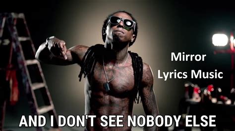 Mirror Lil Wayne Ft Bruno Mars Official Music Lyrics Video Youtube