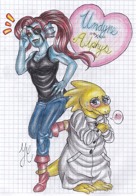 Undyne X Alphys By Yuukichibi13 On Deviantart