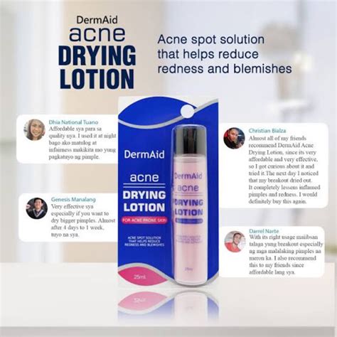 Dermaid Acne Drying Lotion 30ml Shopee Philippines