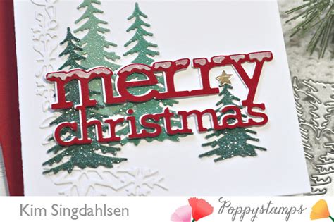 A Snowy Christmas By Kim Singdahlsen Poppystamps