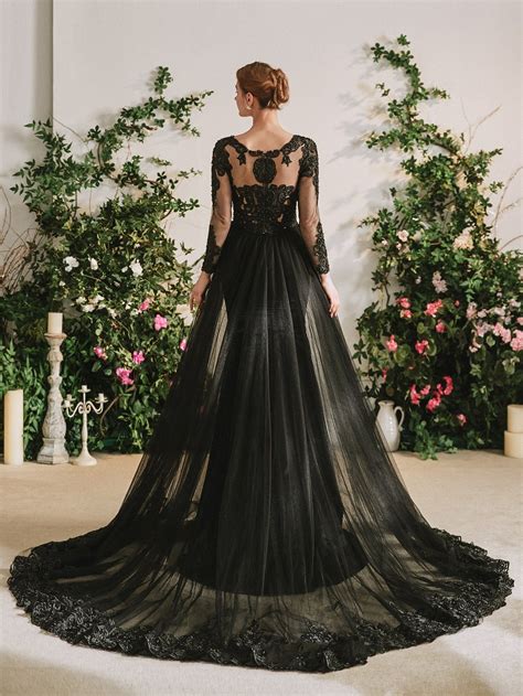 The Gothic Diva Black Wedding Dress Black Wedding Gowns Black