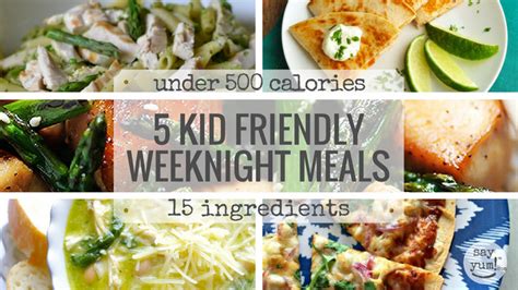 5 kid-friendly, easy, spring weeknight dinners under 500 ...