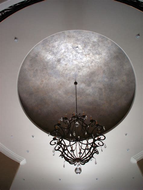 The relationship between architectural details and furniture is integral to achieving a sense of balance. ShimmerStone-Foyer Dome | Dome ceiling, Ceiling detail ...