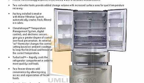 PDF manual for GE Refrigerator Profile PGSS5PJXSS