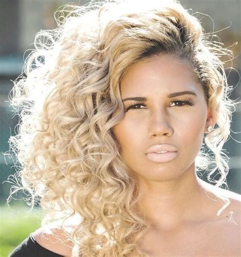 Curly hair is sometimes a blessing and sometime their maintenance is a headache. 40 Hair Сolor Ideas with White and Platinum Blonde Hair