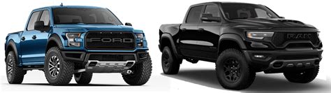 Ram Trx Vs Ford Raptor Specs And Features Comparison Finnegan Cjdr