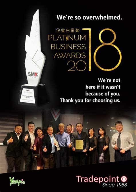 The mission possible at sme electric sdn. Tradepoint Enterprise Sdn Bhd(Yeepi) wins the 2018 SME ...
