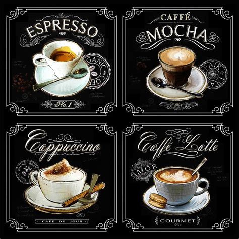Coffee Cup Art Coffee Bar Home Coffee Menu Coffee Decor Coffee Type