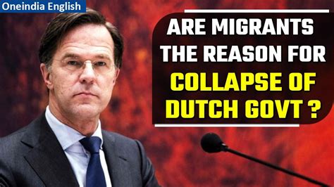 Netherlands Pm Mark Rutte Resigns After One News Page Video