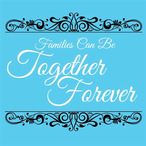 Families Can Be Together Forever Lds By Freshmediagraphics On Etsy