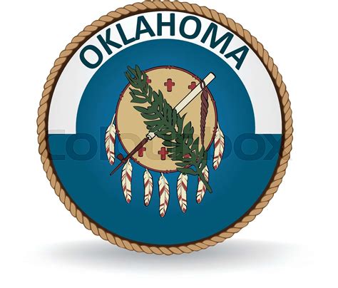 Oklahoma State Seal Stock Vector Colourbox