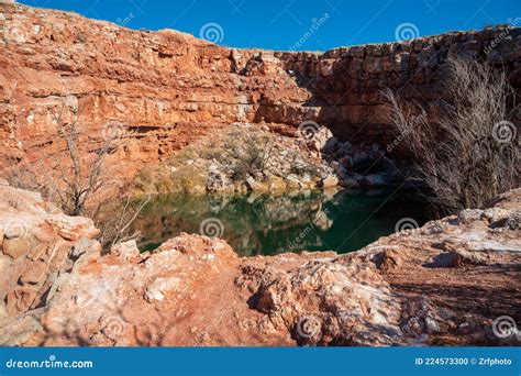 Bottomless Lakes State Park In New Mexico Stock Photo Image Of Water