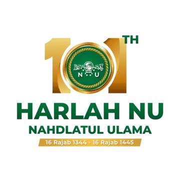 Harlah Nahdlatul Ulama Turns Years Old Vector Harlah Nu Nu Official Logo Nu