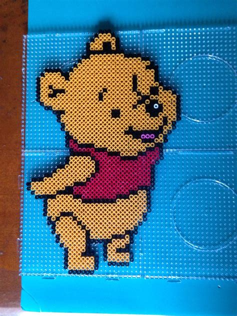 Winnie The Pooh Perler Beads By Kerry Lee Perler Beads Perler Bead