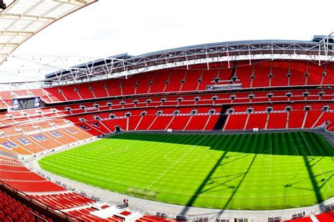 Wembley Stadium Bilder Luftaufnahme Des Wembley Stadium London Uk