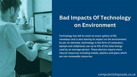 Ppt Negative Impacts Of Technology On Environment Powerpoint