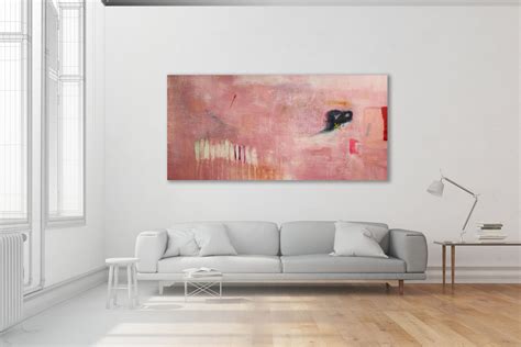 Title Like Gold Pink Abstract Painting Etsy