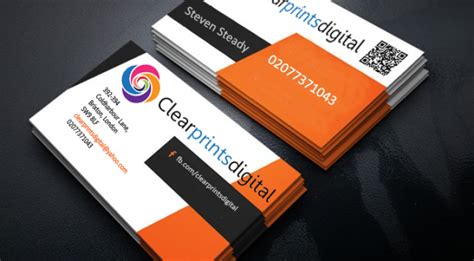 Available in custom and standard business card sizes, backed by a 100 it's easy to design your business cards for online printing using our free business card layout templates. Printing Services in Brixton - Clearprintsdigital