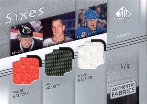 This is a list of career achievements by wayne gretzky in the national hockey league (nhl). Authentic Fabrics Sixes Front Wayne Gretzky, Mr. Hockey ...