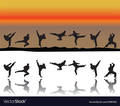 In my spare time i teach and manage the mt eden se jong taekwondo branch, i also volunteer weekly at my local church c3 west auckland, where i oversee the. Taekwondo Royalty Free Vector Image - VectorStock