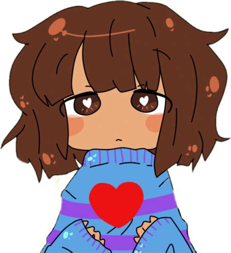 Frisk Undertale Freetoedit Sticker By Sayoripl