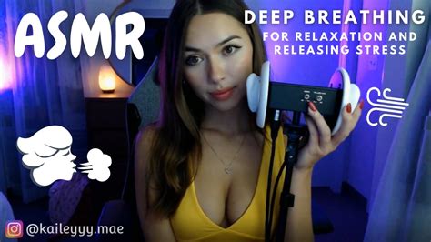 Asmr Deep Breathing For Relaxing And Releasing Stress Youtube