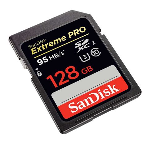 Tarjeta De Memoria Sd Sandisk Extreme Pro Sdxc 128 Gb Clase 10 Sdsdxpa