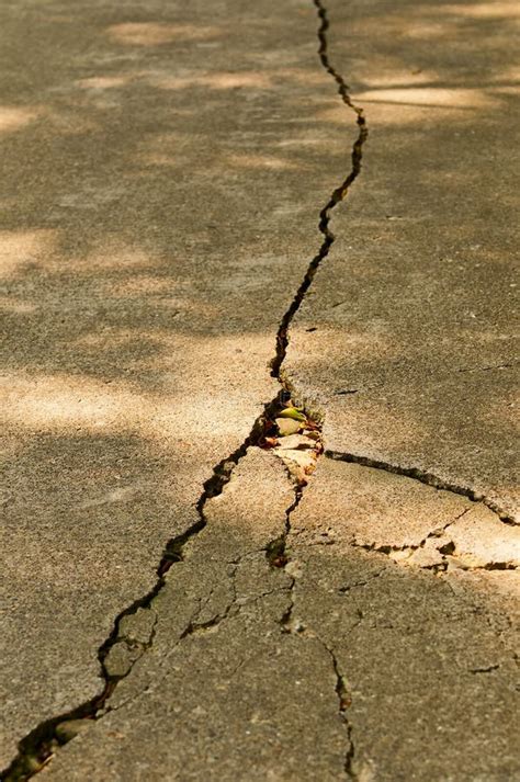 Crack In Pavement Stock Image Image Of Metaphor Gray 21774107