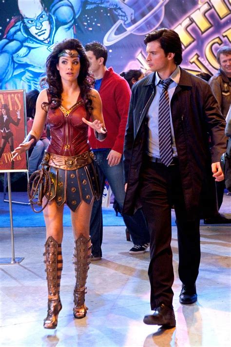 Lois Lane Erica Durance And Clark Kent In Smallville Tv Series