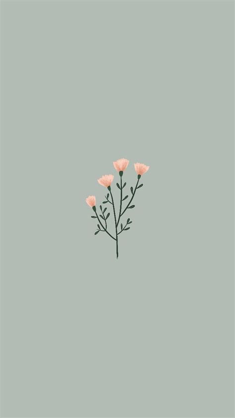 Pin By Re On Okiniiri Flower Phone Wallpaper Cute Simple Wallpapers