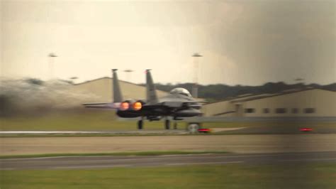 F15 Doing A Full Afterburner Takeoff Youtube