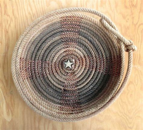 Lariat Tray With Star Concho Lariat Rope Crafts Lariat Rope Crafts